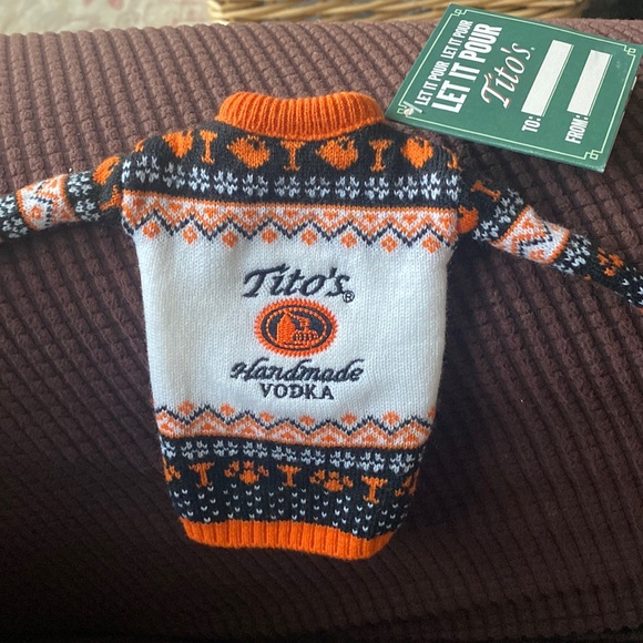 Collectible Holiday Tito’s Vodka Bottle Sweater - Picture 1 of 4